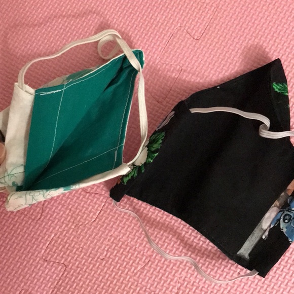 Lot of 2 - Disney’s Lilo and Stitch Cotton Face Masks - Picture 3 of 6